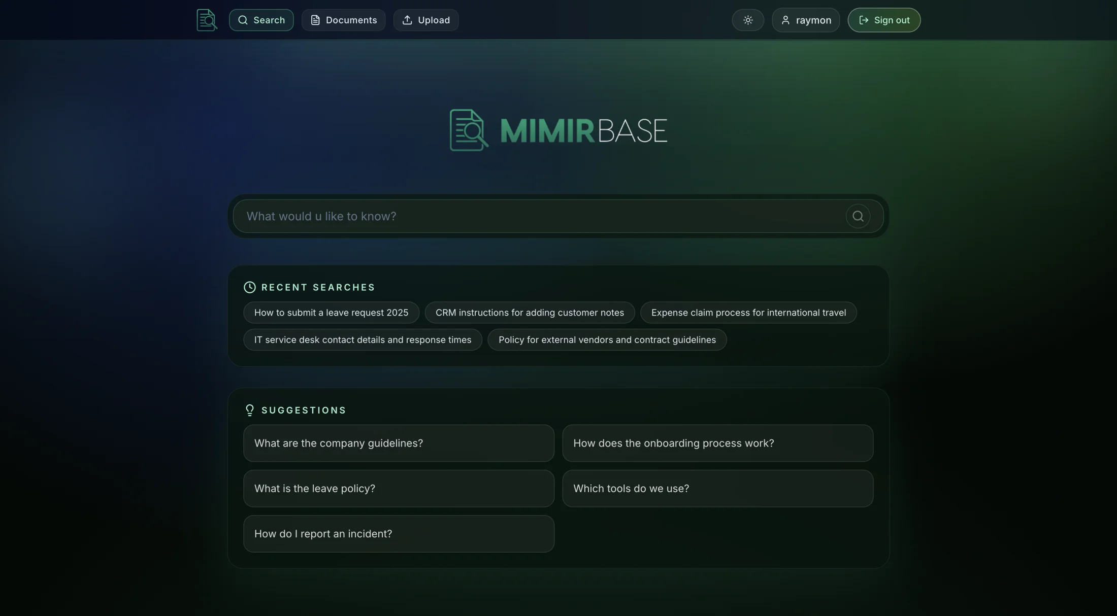 MimirBase preview